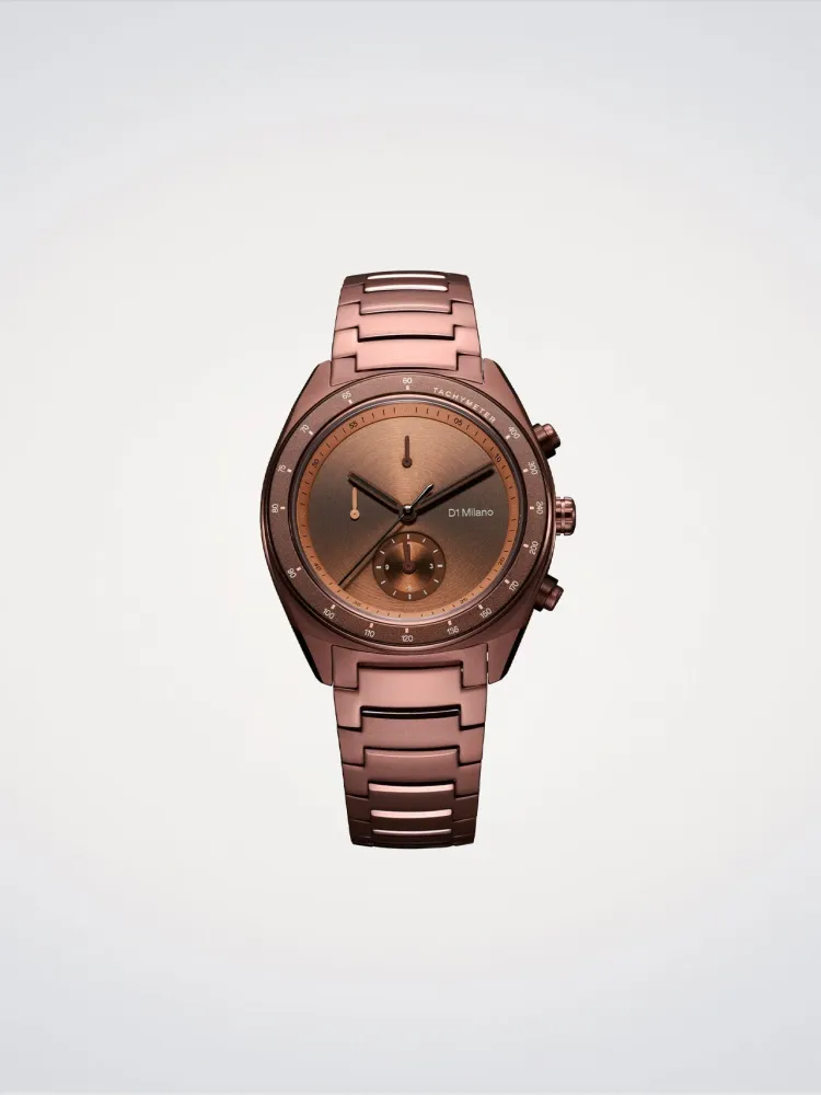 D1 Milano Essential Brown Chronograph 40mm D1-CHBJ22