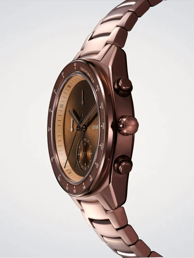 D1 Milano Essential Brown Chronograph 40mm D1-CHBJ22