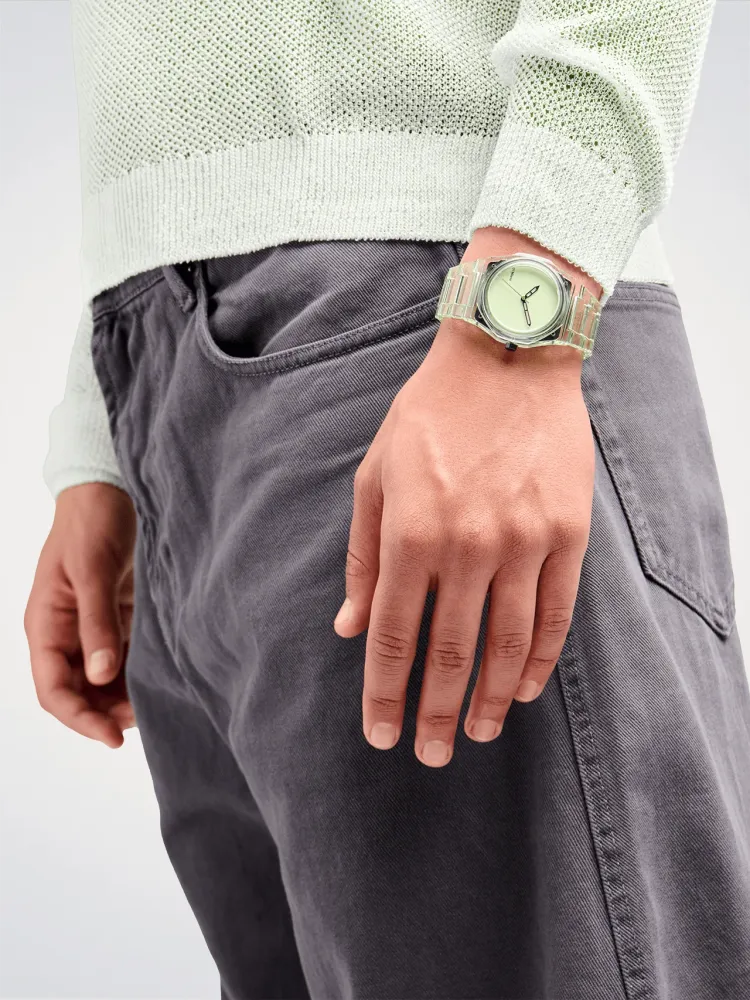D1 Milano Exp_Mint Nylon 39 mm D1-NYBJ04