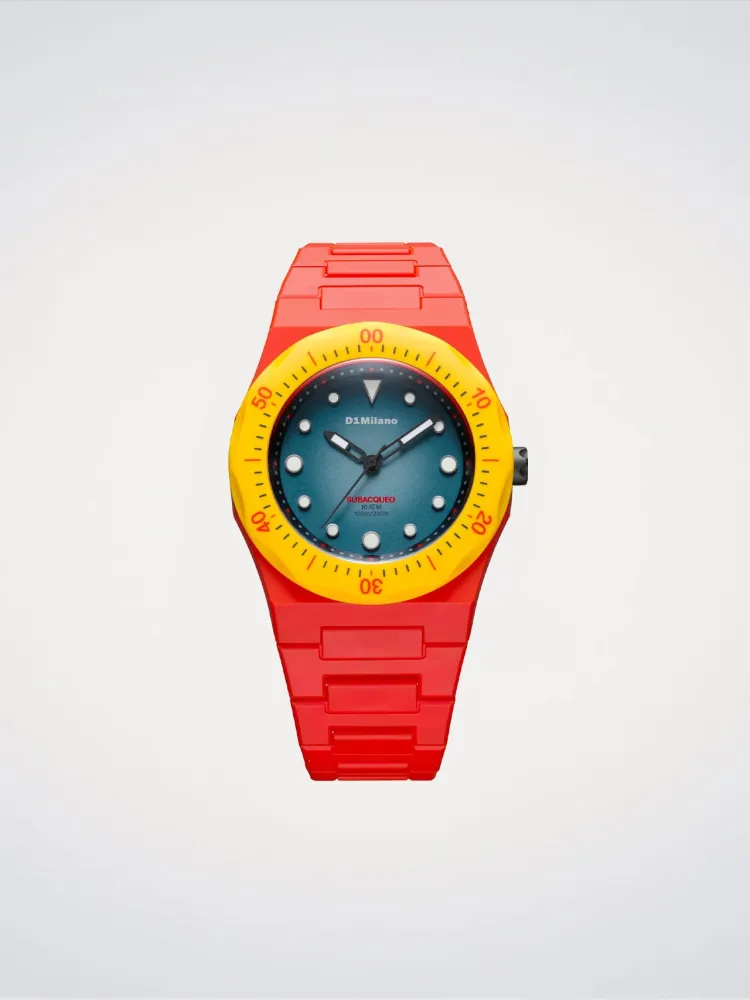 D1 Milano Fire Diver Watch Polycarbon 40,5 mm D1-PDBJ05