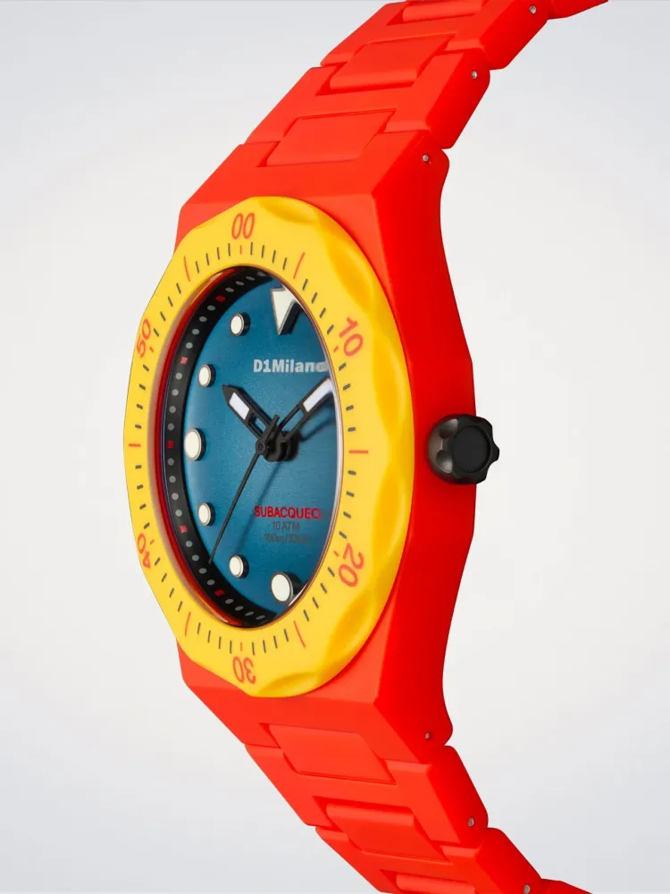 D1 Milano Fire Diver Watch Polycarbon 40,5 mm D1-PDBJ05