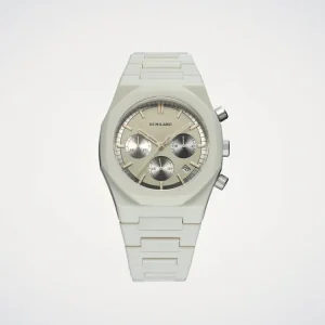 D1 Milano Fossil Grå Polychrono 40,5 mm D1-PHBJ08