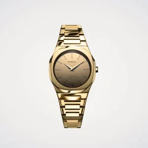 D1 Milano Gold Gleam Ultra Thin Watch 30 mm D1-UTBL40