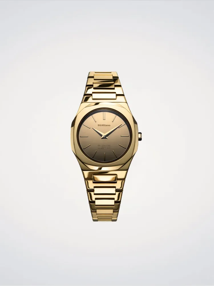 D1 Milano Gold Gleam Ultra Thin Watch 30 mm D1-UTBL40