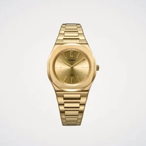 D1 Milano Gold Mellow Ultra Thin Watch 34mm D1-UHBL02