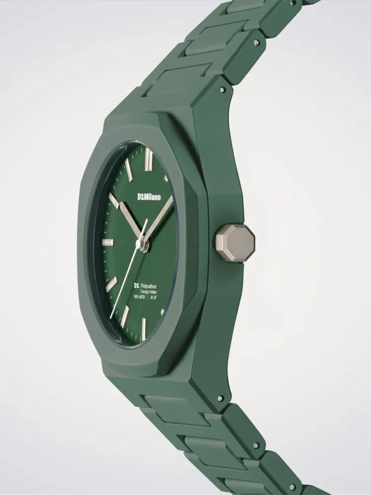 D1 Milano Green Legacy Polycarbon Ur 40,5 mm D1-PCBJ42