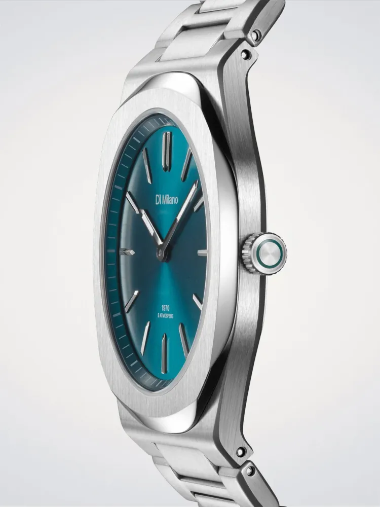 D1 Milano Groovy Grøn Ultratynd 39 mm D1-UHBJ03