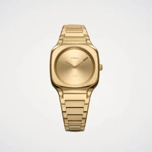 D1 Milano Guld Firkantet Skive 32 mm D1-SQBL03