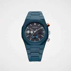 D1 Milano Neptune Blå Polychrono 40,5 mm D1-PHBJ09