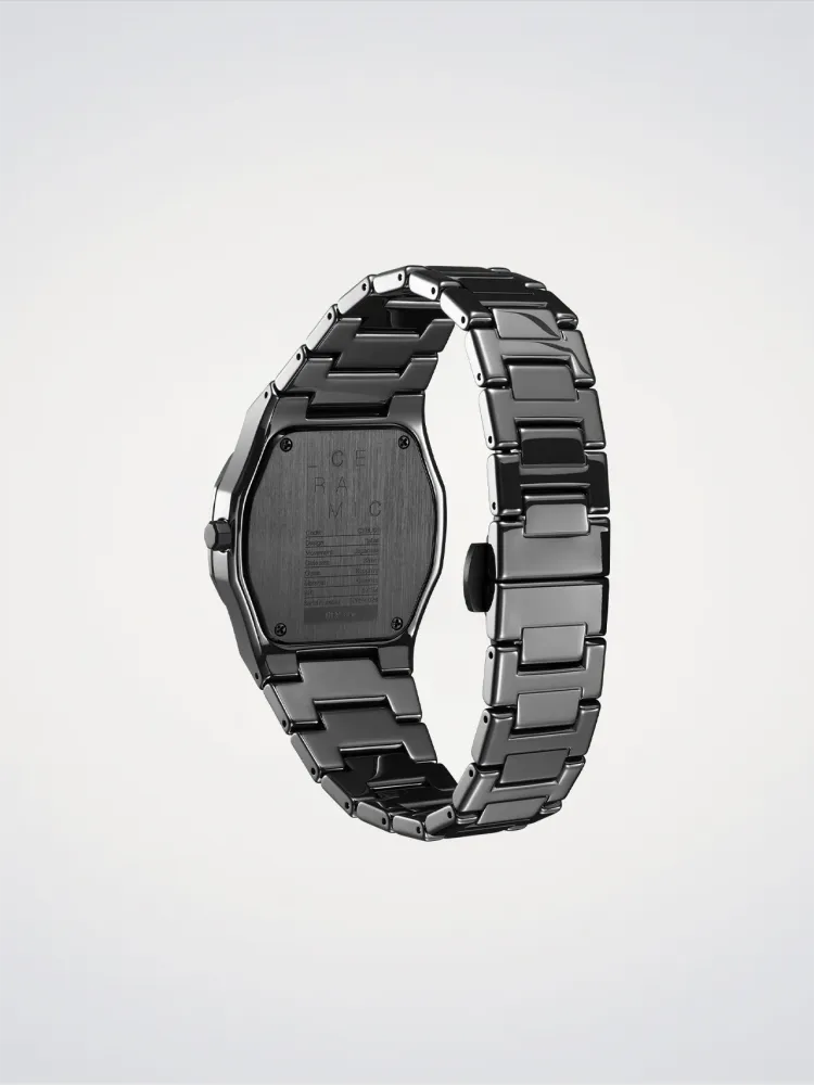 D1 Milano Pure Black Keramik 37 mm D1-CEBU01