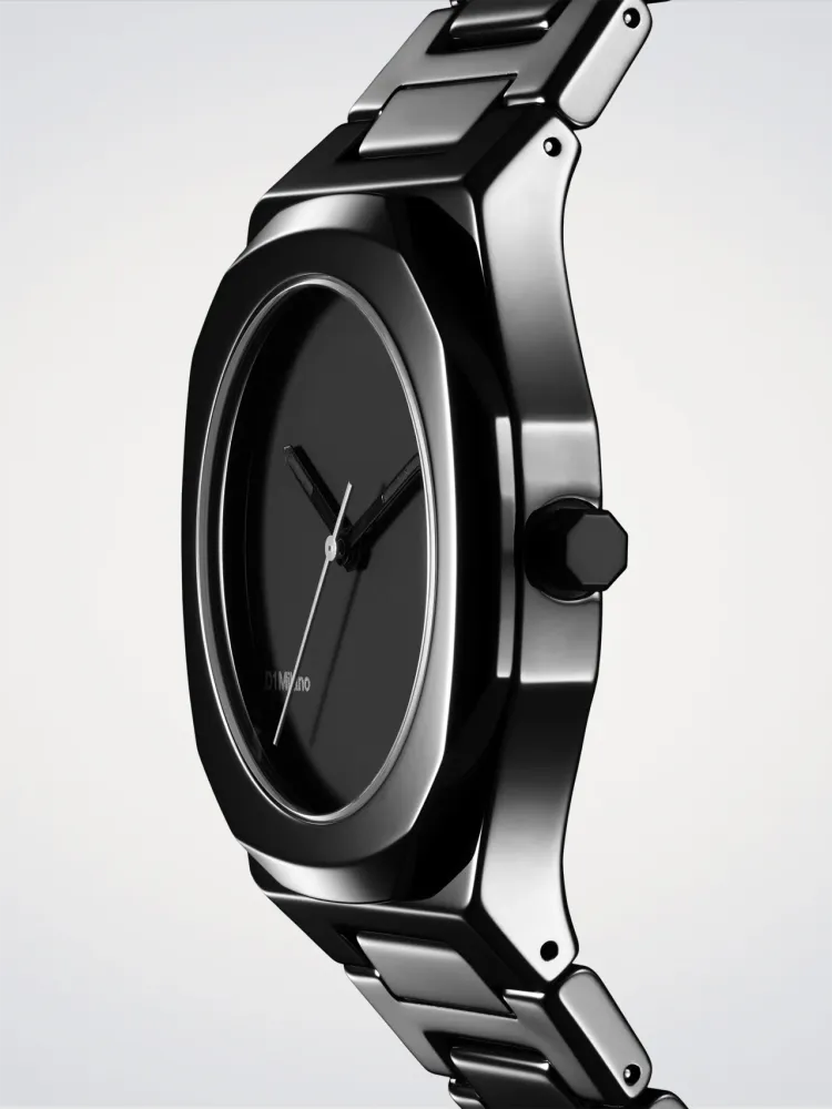 D1 Milano Pure Black Keramik 37 mm D1-CEBU01