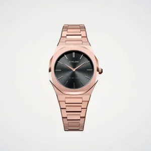 D1 Milano Rose Night Ultra Thin Watch 34mm D1-UTBL06