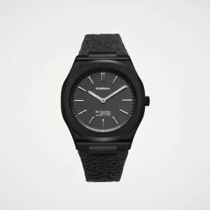 D1 Milano Sort Kevlar Ultra Thin Watch 39 mm D1-UHKJ01