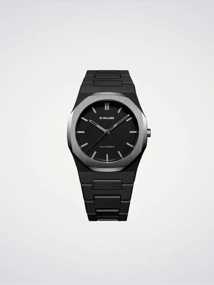 D1 Milano Space Grey Polycarbon 40,5 mm D1-PCBJ13
