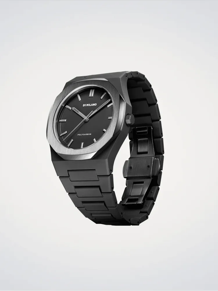 D1 Milano Space Grey Polycarbon 40,5 mm D1-PCBJ13