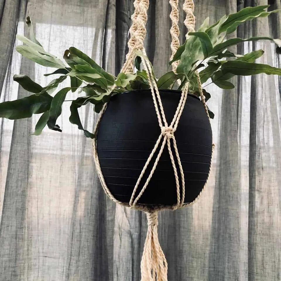 Blomsterophæng – Jute snor