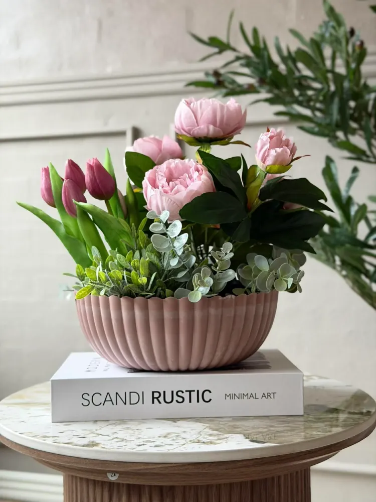 Bowl i beton look - Rosa