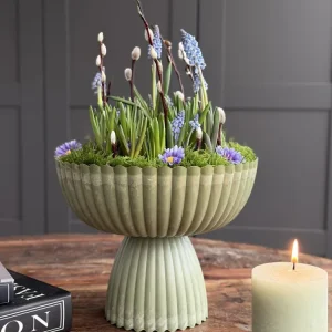 DIY opsats i beton look - Grøn