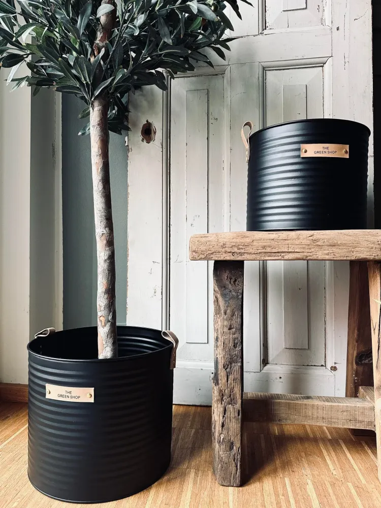 Plantespande BLACK GARDEN – Sæt af 3 stk