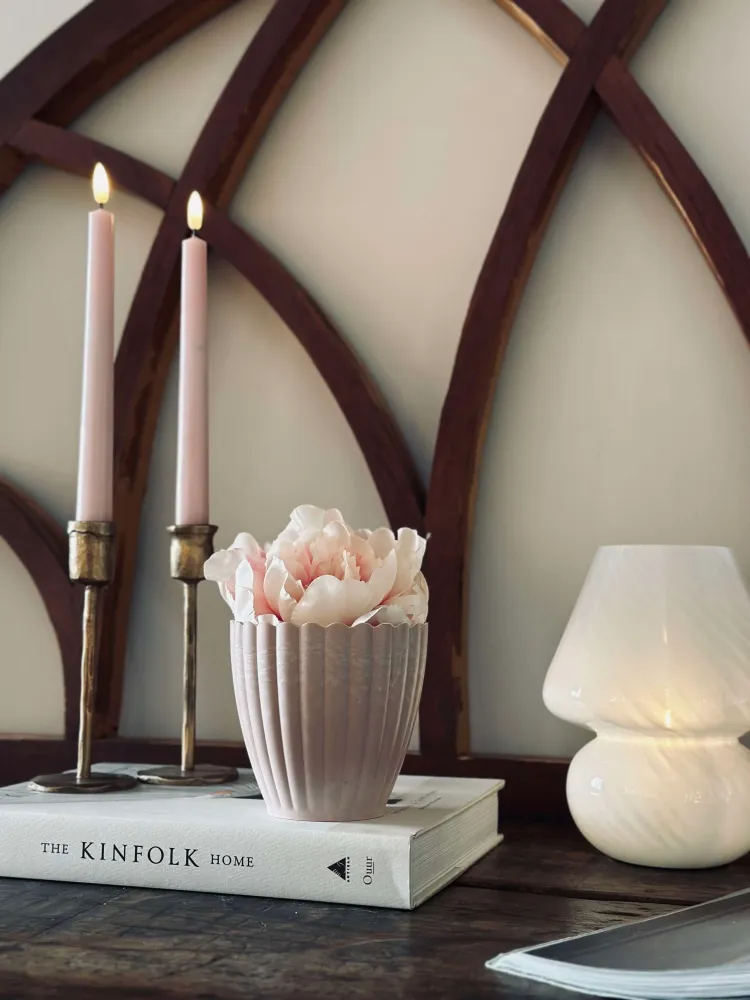 Potte i beton look - Lille Rosa