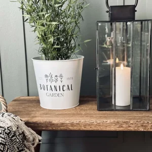 Skjuler til blomster - Hvid