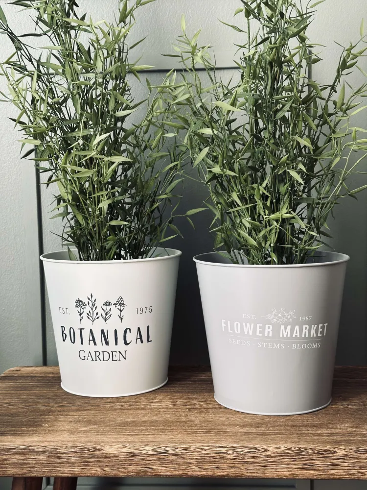Skjuler til blomster - Hvid