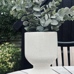 Urtepotte Keramik Creme