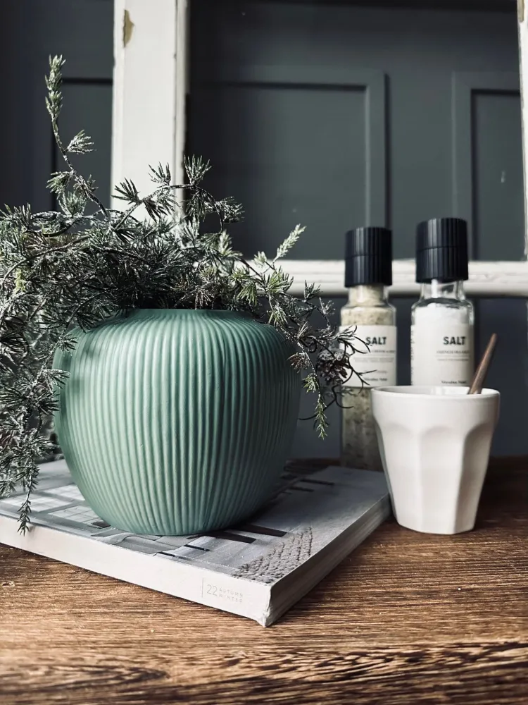 Urtepotte Keramik Mint