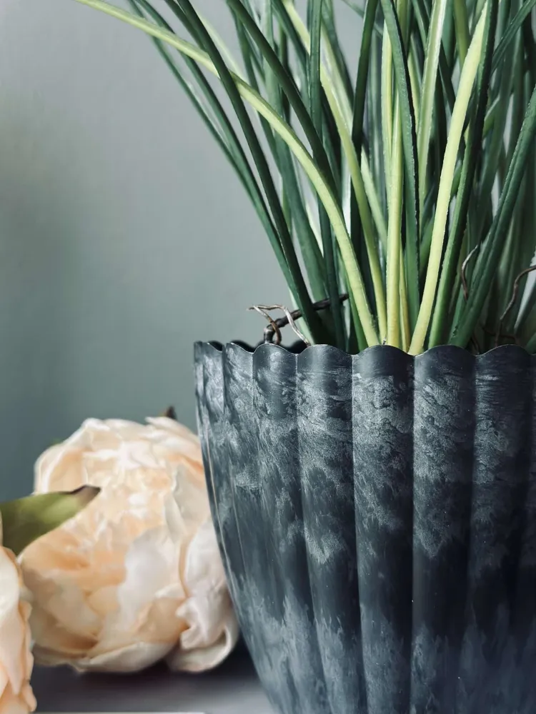 Urtepotte i stone beton look - Small