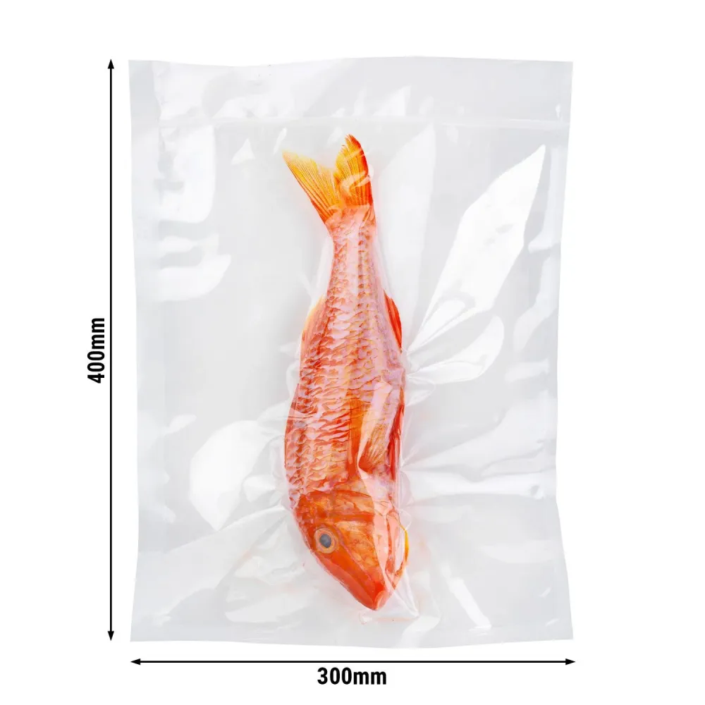 (500 stk.) Vakuumposer til madlavning - Glat - 300x400mm