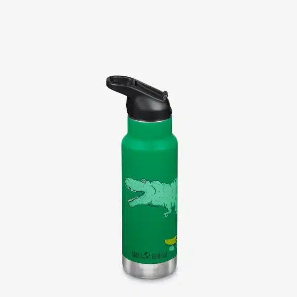 Klean Kanteen drikkedunk - Insulated Kid Classic Tapered 355ml (w/Flip Seal Sport) Dino Skate