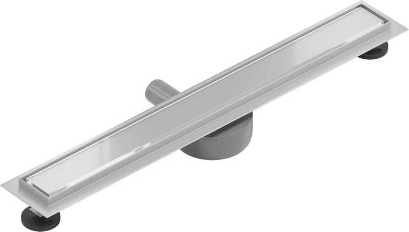 Mexen Flat 360 lineært gulvafløb med hvidt glas 70 cm, 1 stk
