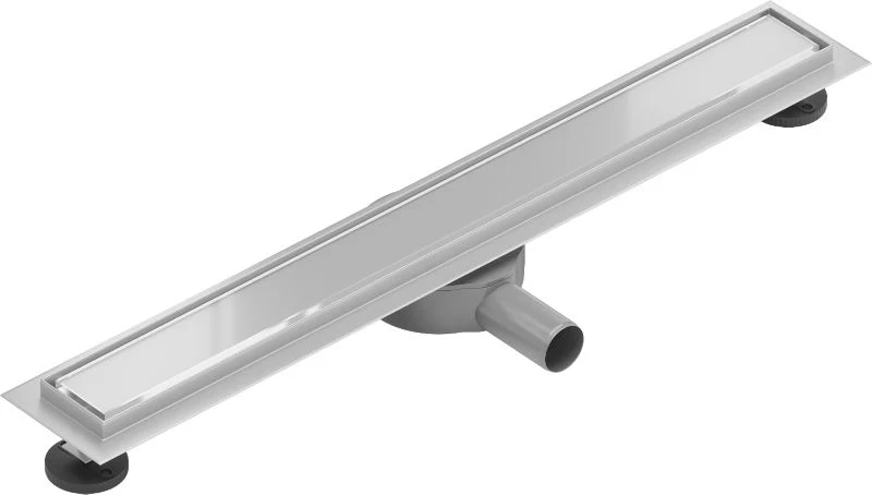 Mexen Flat 360 lineært gulvafløb med hvidt glas 70 cm, 1 stk