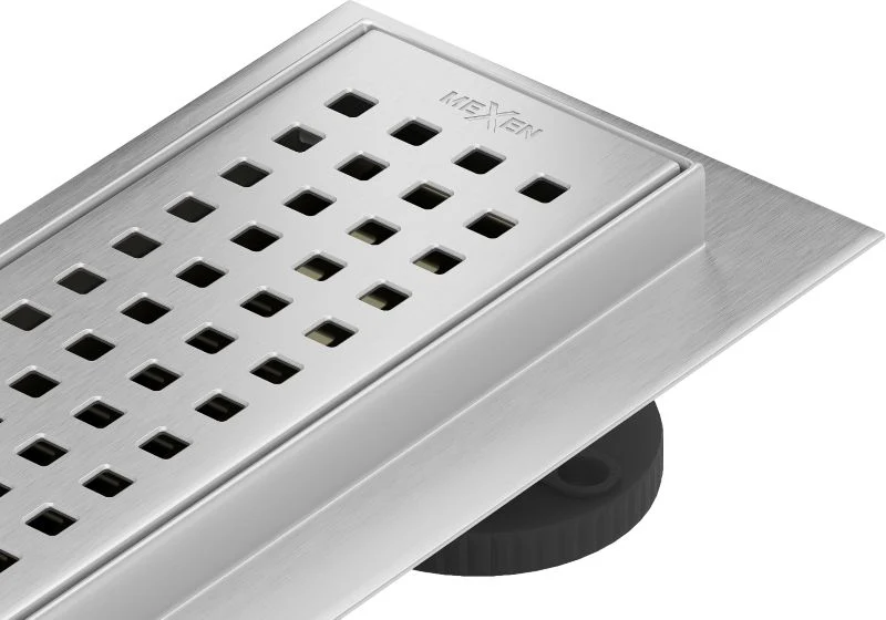 Mexen Flat 360 M08 lineært afløb i inox, 70 cm, 1 stk