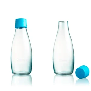 Retap 0,5 L vandflaske i borosilikatglas med BPA-frit låg, flere farver Baby