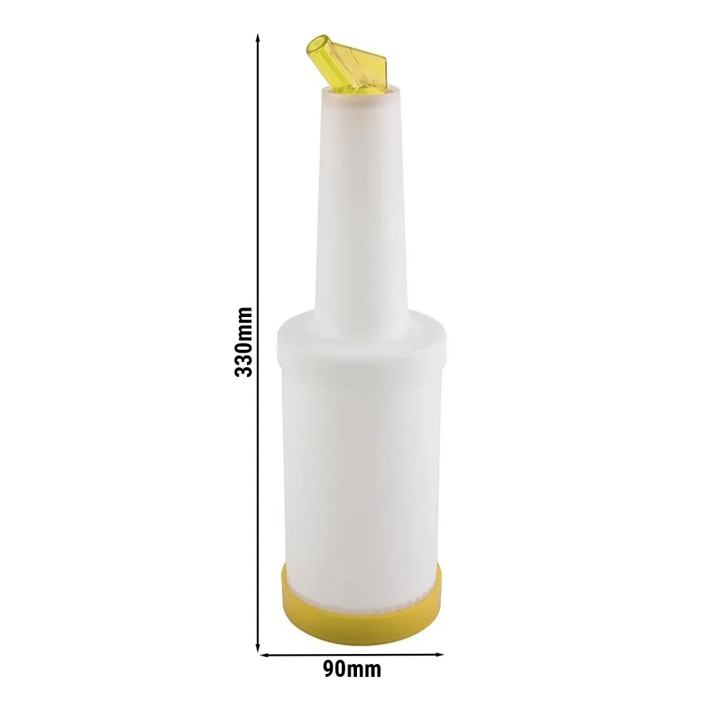 (6 stk.) Doserings-/opbevaringsflaske - 4-delt sæt - 0,85 Liter - polypropylen