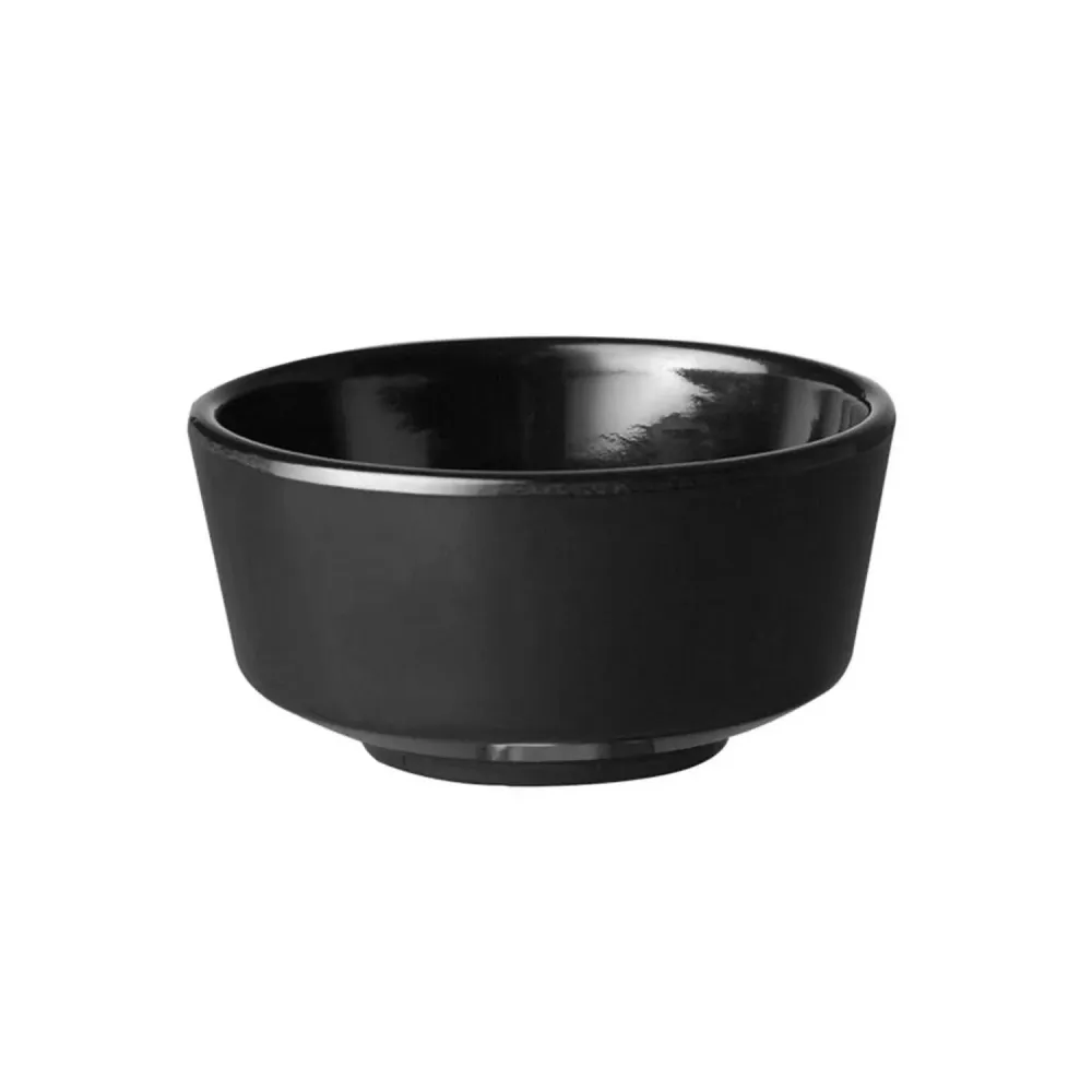 (6 stk.) Skål - FLOAT - Melamin - 0,45 Liter - Ø 130 mm - Onyx