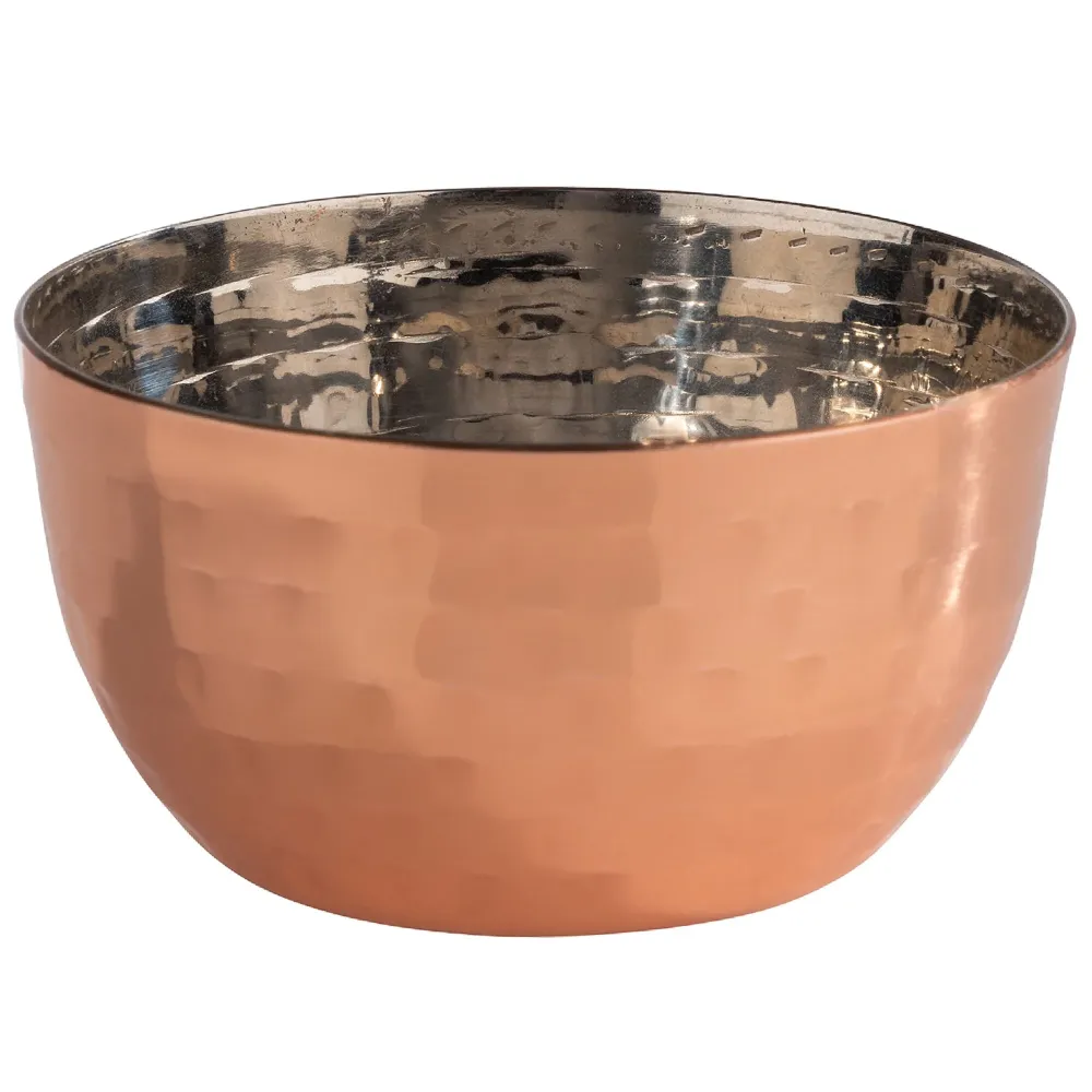 (6 stk.) Skål - MUMBAI - rustfrit stål - 0,15 Liter - Ø 85mm - penny