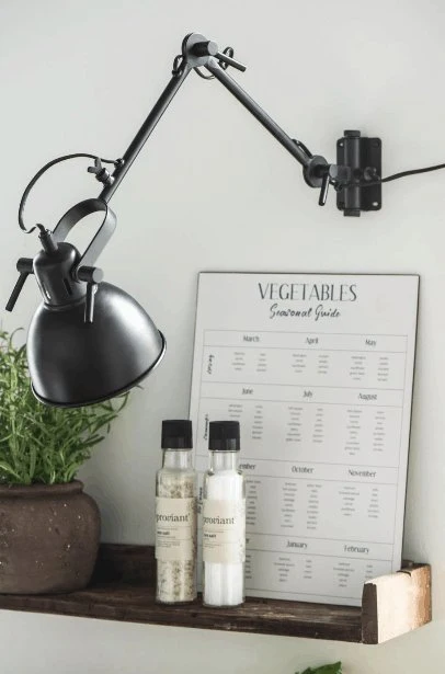 Lampe 2-arm t/montering på væg kan svinges