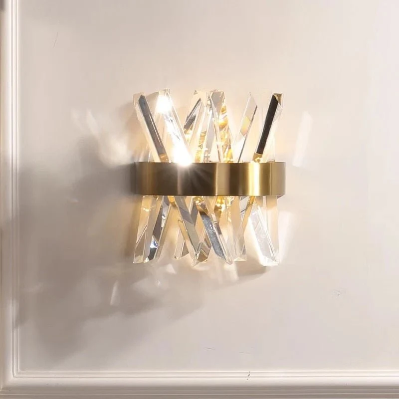 Krystal Væglampe Soveværelse Ved Siden af Guld Væglamper Badeværelse Led Væglampe ATY Home Decor