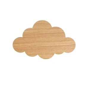ferm Living væglampe, Cloud - Olieret eg