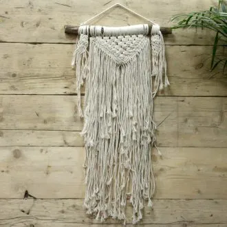 Macramé Vægophæng Naturlig