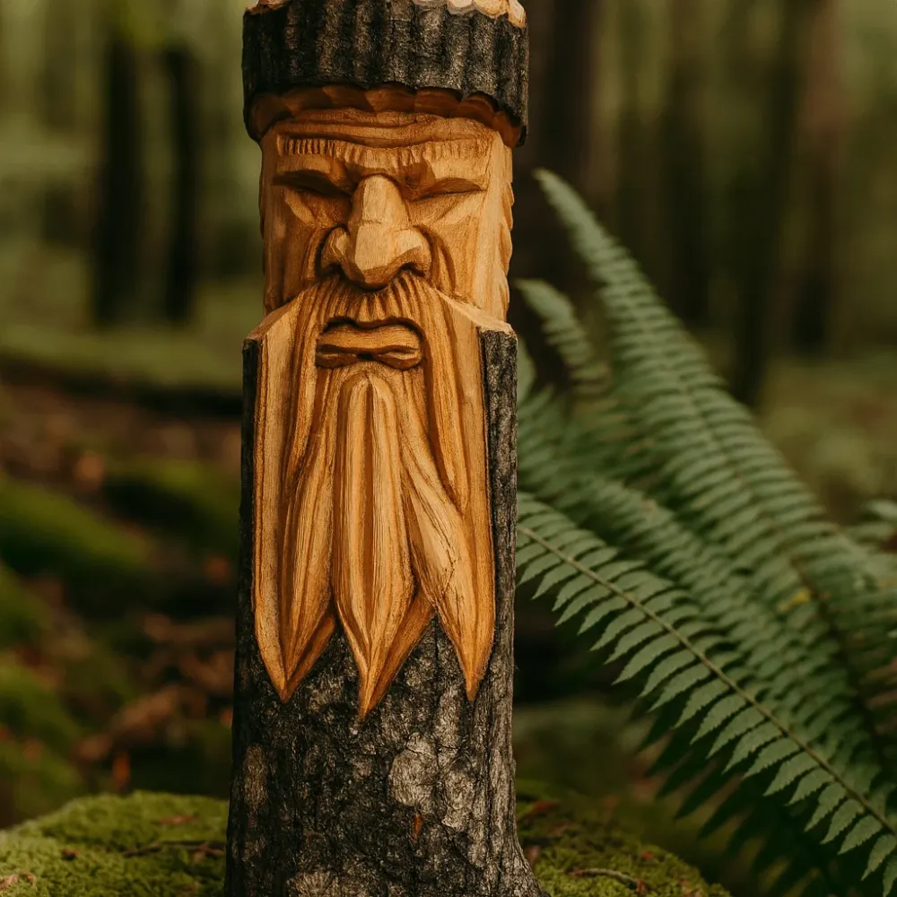 Old Man Træ Dekoration 50x13x6cm