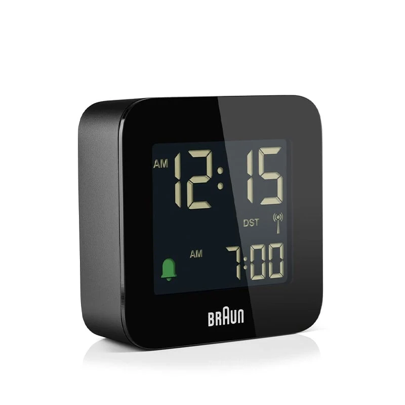 Braun - Vækkeur digitalt radiostyret BC08B-DCF - Sort 5,75 cm