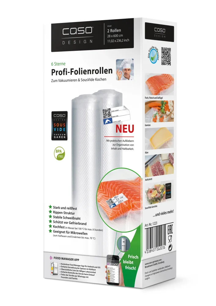 Caso Folieruller 27,5x600cm 2Stk - 150 my