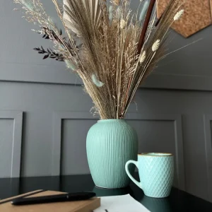 Vase - Keramik mint