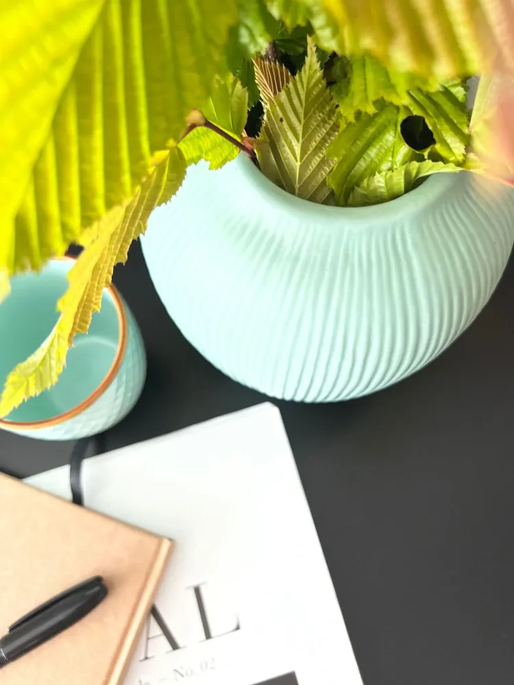 Vase - Keramik mint