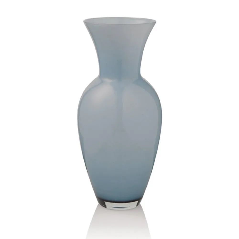 Ivv Hydria vase H.46.5cm belagt med sukkerpapir blå 8281.1