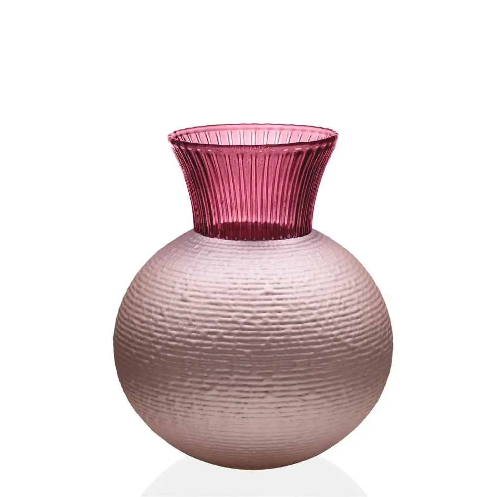 Ivv Ophelia vase h 25cm fuchsia mundblæst glas 8308.5