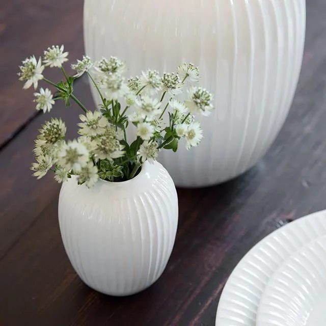 Kähler - Hammershøi Vase Hvid - 21 cm